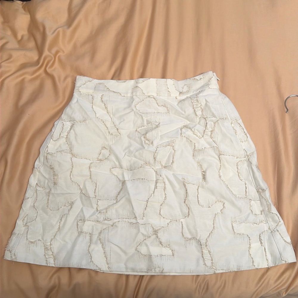 COS A-line, white skirt